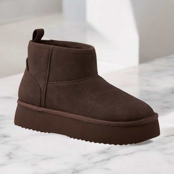 NEW! American Eagle Hangout Booties - Chocolate - Size 9 - Picture 5 of 7